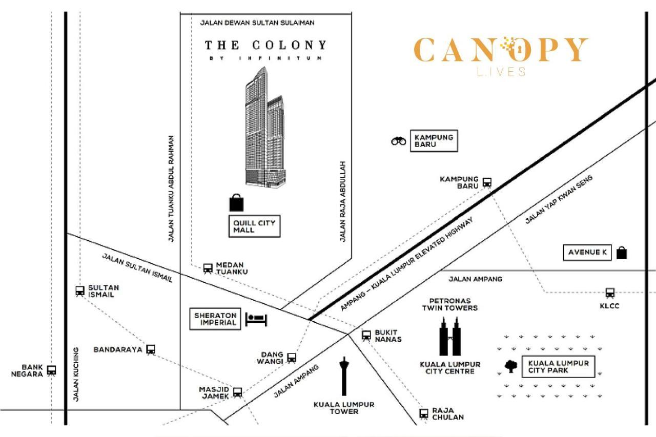 The Luxe & The Colony, Klcc Apartamento Kuala Lumpur Exterior foto
